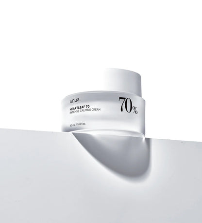 ANUA Heartleaf 70% Intense Calming Cream 50mL 아누아 어성초 70 인텐스 카밍 크림 50mL