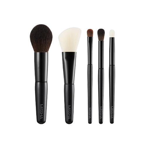 MISSHA Artistool To-Go Kit (5 Brushes + 1 Pouch) 미샤 아티스툴 투-고 키트 (5종 브러쉬 + 파우치)