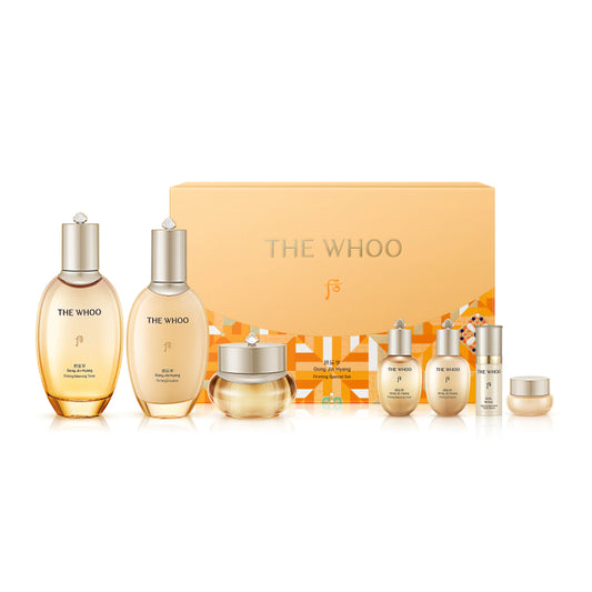 The History of Whoo Gongjinhyang Essential Whoo Care Special 3pcs Set 더 히스토리 오브 후 공진향 궁중 3종 스페셜 세트