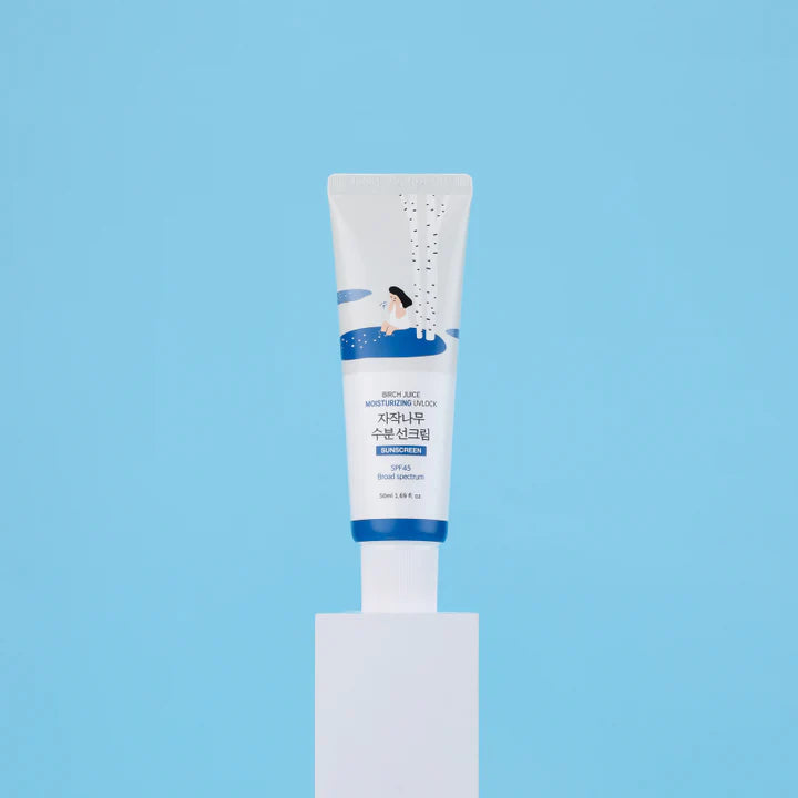 ROUND LAB Birch Moisturizing Sunscreen UVLock SPF 45+ Broad Spectrum 라운드랩 자작나무 수분 선크림 50ml Birch Moisturizing Sunscreen UVLock SPF 45+ Broad Spectrum