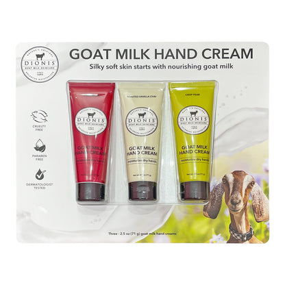 Dionis Goat Milk Hand Cream Trio Set 디오니스 고트밀크 핸드크림 3종 세트