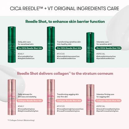 VT Cosmetics Collagen Reedle Shot 100 30ml + 2mL X 2EA 브이티 코스메틱 콜라겐 리들샷 100 30ml + 스틱파우치 2mL X 2개입 추가증정