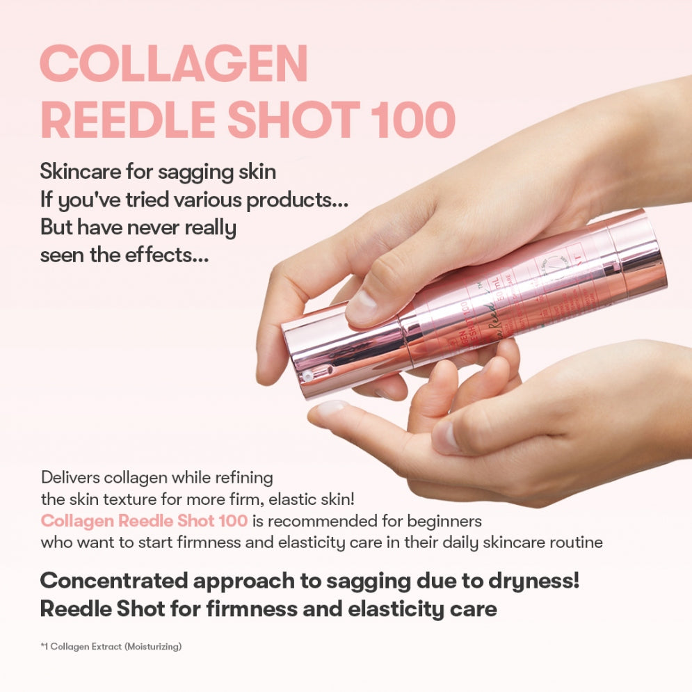 VT Cosmetics Collagen Reedle Shot 100 30ml + 2mL X 2EA 브이티 코스메틱 콜라겐 리들샷 100 30ml + 스틱파우치 2mL X 2개입 추가증정