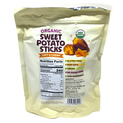 Assi Organic Sweet Potato Sticks 2.82 oz X 6 Packets 아씨 올가닉 부드럽고 쫄깃한 고구마 스틱 2.82 oz X 6 Packets