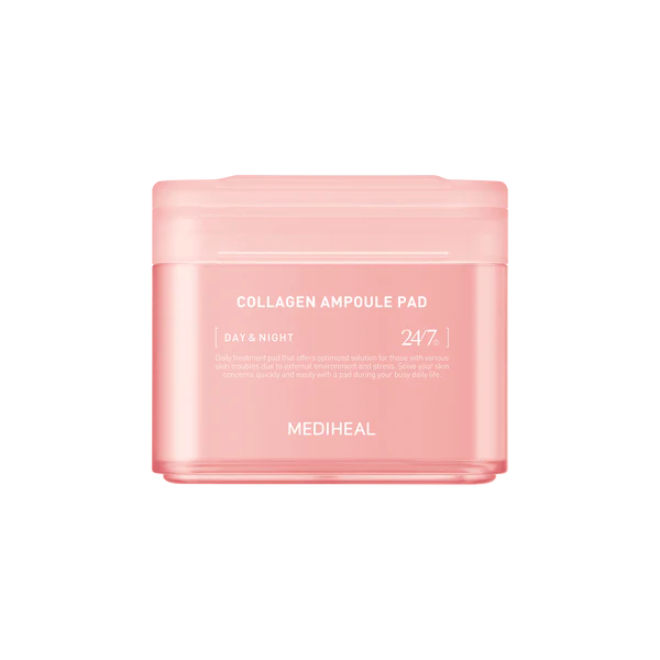 MEDIHEAL COLLAGEN AMPOULE PAD 100PADS 메디힐 탄력 콜라겐 채움 패드 100패드