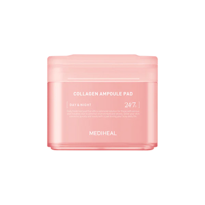 MEDIHEAL COLLAGEN AMPOULE PAD 100PADS 메디힐 탄력 콜라겐 채움 패드 100패드