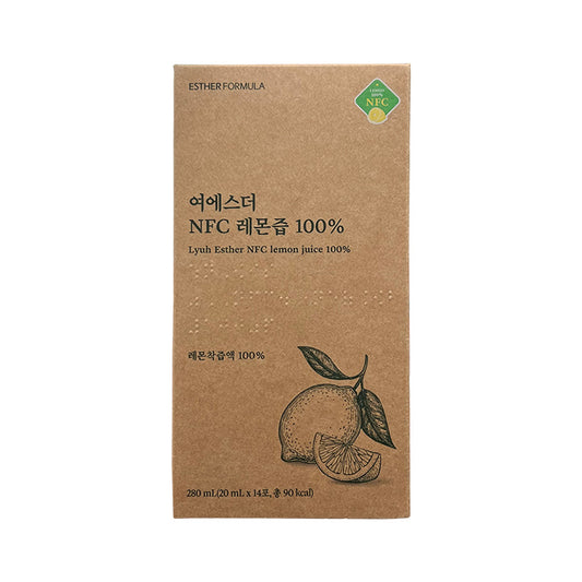 Lyuh Esther NFC Lemon Juice 100% 280ml(20 ml x 14ea) 여에스더 NFC 레몬즙 100%  280ml(20 ml x 14포)