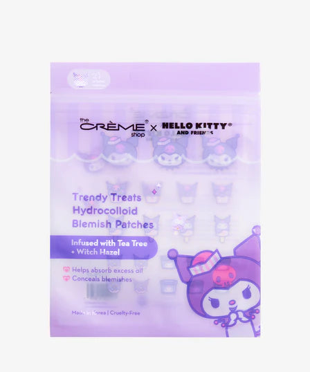 The Crème Shop Hello Kitty® and Friends Hydrocolloid Blemish Patches Trendy Treats - Kuromi 21 patches