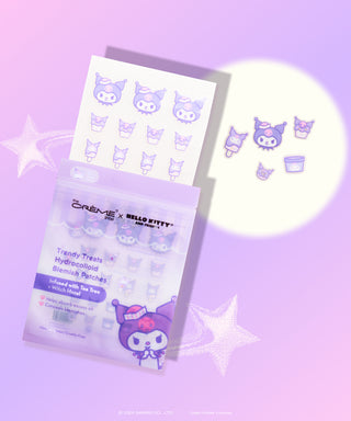 The Crème Shop Hello Kitty® and Friends Hydrocolloid Blemish Patches Trendy Treats - Kuromi 21 patches