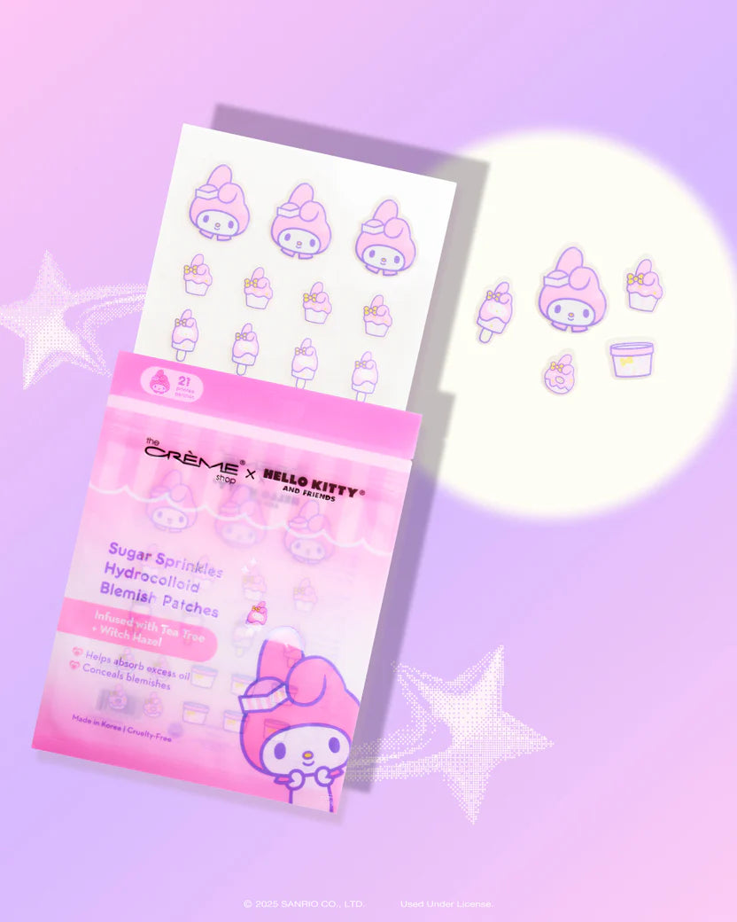 The Crème Shop Hello Kitty® and Friends Hydrocolloid Blemish Patches Sugar Sprinkles - My Melody 21 patches