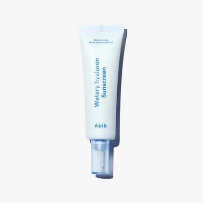 Abib Watery Hyaluron Sunscreen Moisture Tube SPF 30 Broad Spectrum 50ml 아비브 워터리 히알루론 선스크린 모이스처 튜브 SPF30 Broad Spectrum 50ml