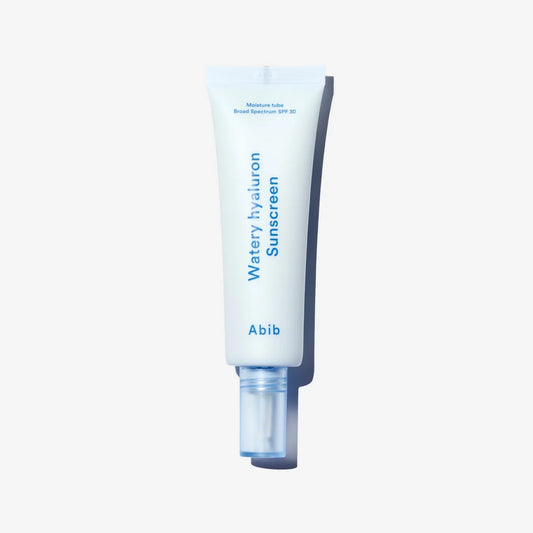 Abib Watery Hyaluron Sunscreen Moisture Tube SPF 30 Broad Spectrum 50ml 아비브 워터리 히알루론 선스크린 모이스처 튜브 SPF30 Broad Spectrum 50ml