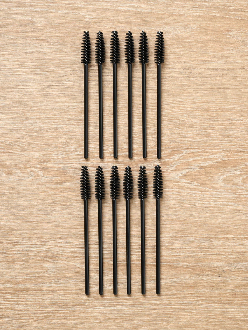 [PACK OF 3] Disposable Spoolie Brush 12 Pieces 일회용 스크류 브러시 12개입