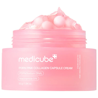 Medicube PDRN Pink Collagen Capsule Cream 55g 메디큐브 PDRN 핑크 콜라겐 캡슐 크림 55g