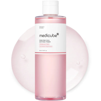Medicube PDRN Pink Peptide Toner 250ml 메디큐브 PDRN 핑크 시카 수딩 토너 250ml