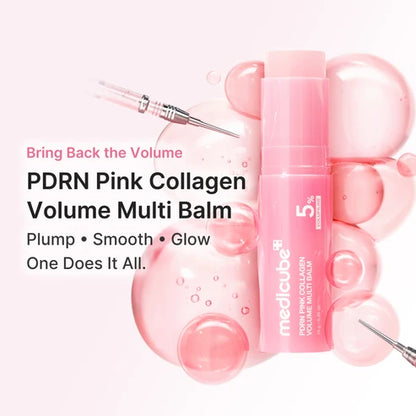 Medicube PDRN Pink Collagen Volume Multi Balm 10g 메디큐브 PDRN 핑크 콜라겐 볼륨 멀티밤 10g