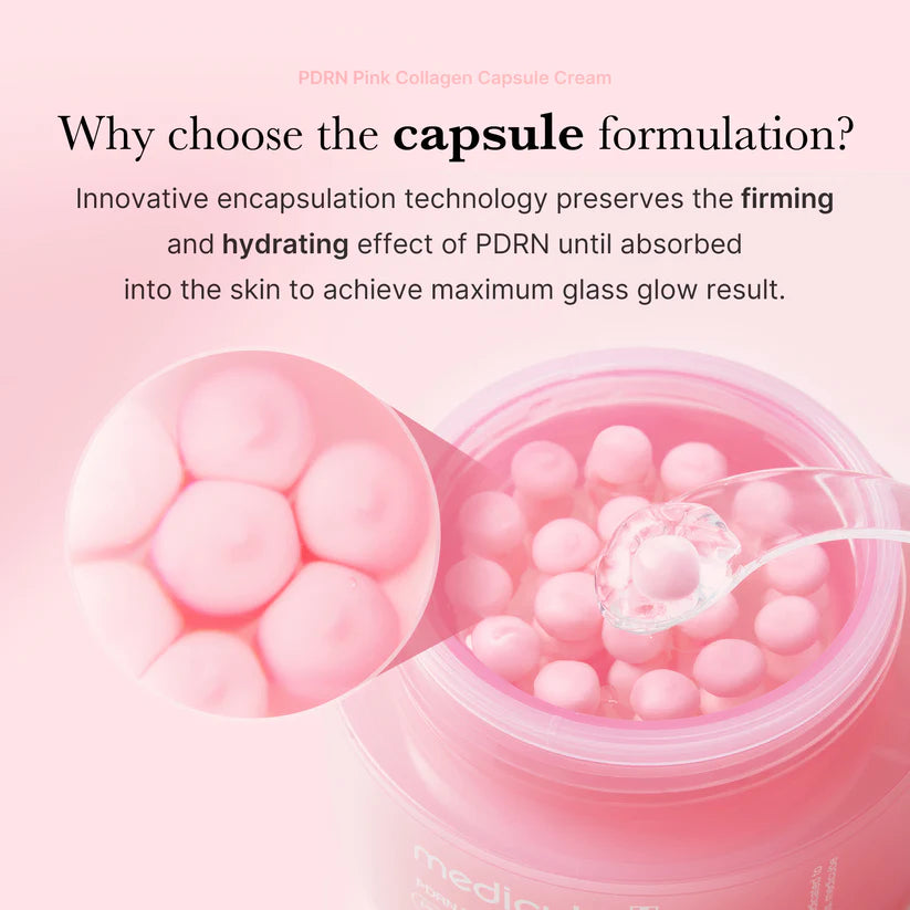 Medicube PDRN Pink Collagen Capsule Cream 55g 메디큐브 PDRN 핑크 콜라겐 캡슐 크림 55g
