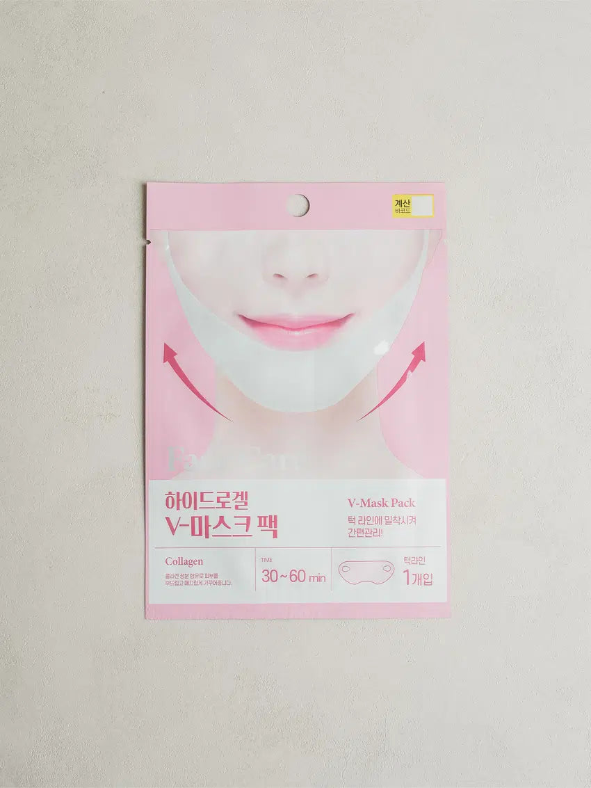[PACK OF 3] Pack Mi-In Face Care Collagen Hydrogel V-Mask Pack 팩미인 하이드로겔 브이 마스크팩