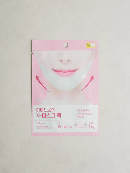 [PACK OF 3] Pack Mi-In Face Care Collagen Hydrogel V-Mask Pack 팩미인 하이드로겔 브이 마스크팩