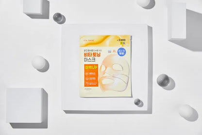 [PACK OF 3] CELDERMA Daily Transforming Vita Toning Mask 셀더마데일리 트랜스포밍 비타토닝 마스크