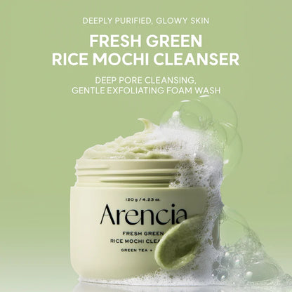 Arencia Fresh Green Rice Mochi Cleanser 120g 아렌시아 프레시 그린 클렌저 떡솝 120g