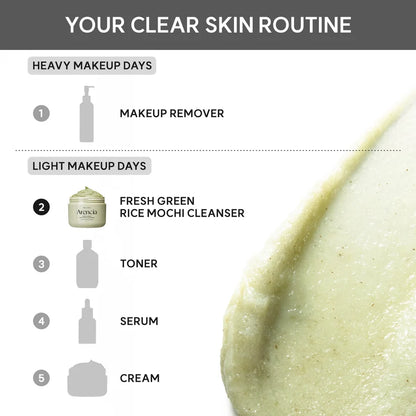 Arencia Fresh Green Rice Mochi Cleanser 120g 아렌시아 프레시 그린 클렌저 떡솝 120g