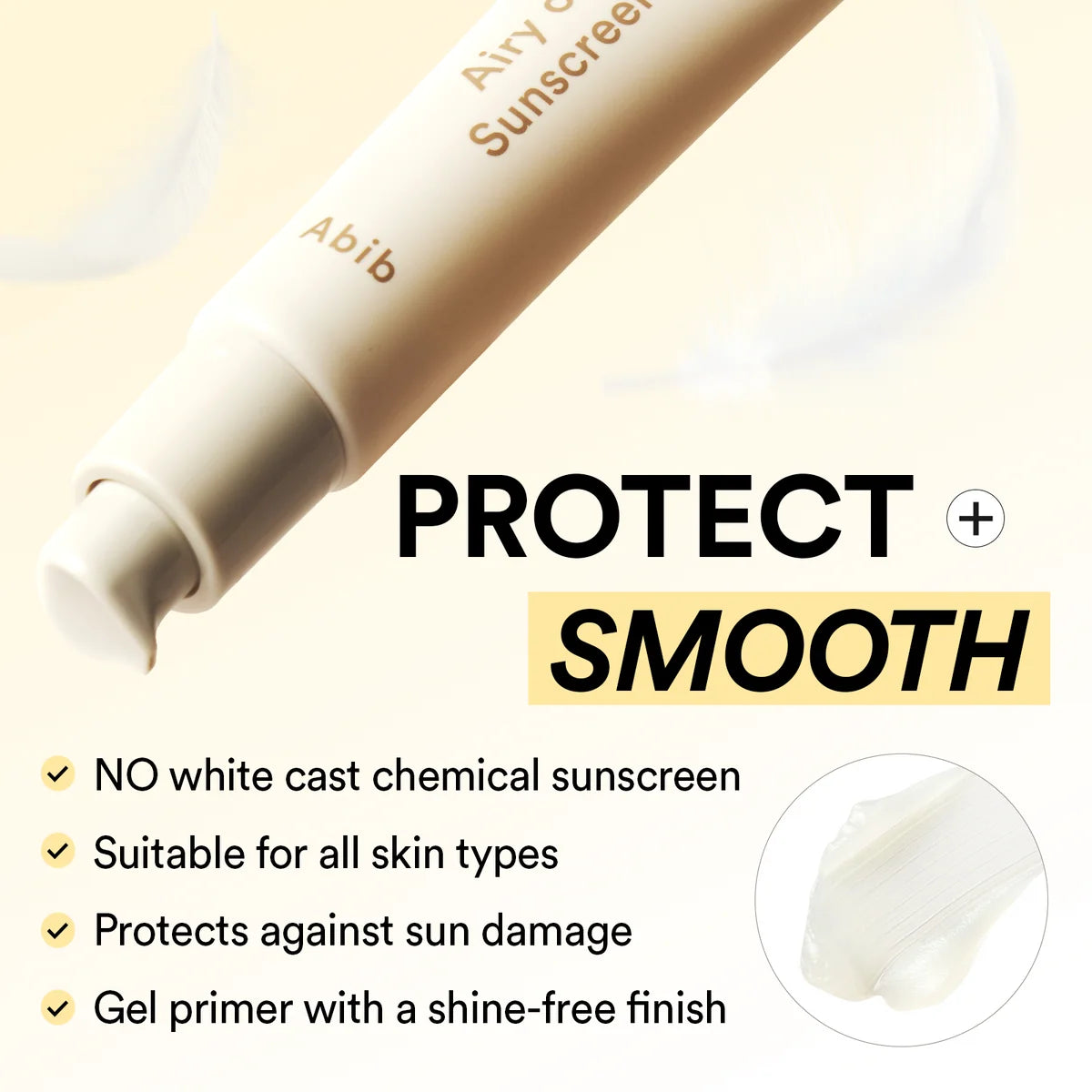 Abib Airy Clear Sunscreen Gel Smoothing Tube SPF 30 Broad Spectrum 30 mL / 1.01 fl. oz 아비브 에어리 클리어 선스크린 젤 스무딩 튜브 SPF30 Broad Spectrum 30 mL / 1.01 fl. oz