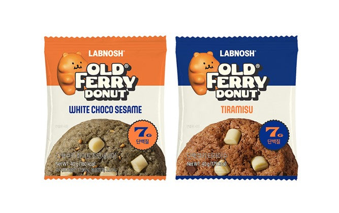 [PACK OF 5] LABNOSH Labnosh x OLD FERRY DONUT Protein Cookie [PACK OF ...