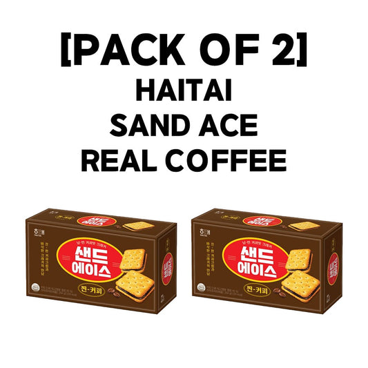 [PACK OF 2] HAITAI SAND ACE REAL COFFEE 204g 해태 샌드 에이스 찐~ 커피 204g