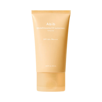 Abib Glutathiosome CC Sunscreen Toning Tube SPF50+ PA++++ 50mL 아비브 글루타치온좀 CC 선스크린 토닝 튜브 SPF50+ PA++++ 50mL