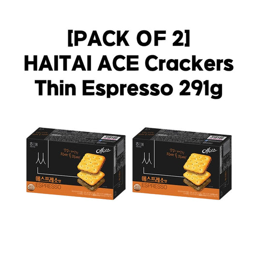 [PACK OF 2] HAITAI ACE Crackers Thin Espresso 145g 해태 에이스 씬 에스프레소 145g