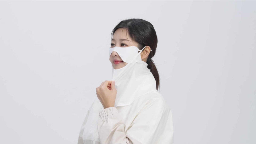 U2 SPORTS ML11 Double-Layer UV Protection Mask 유투스포츠 더블로 마스크 3가지 색 UPF 50+ UV Blocking Cooling Face & Neck Cover 골프 낚시 테니스 등산 사이클 자외선차단 UV차단 쿨링 얼굴 햇빛가리개