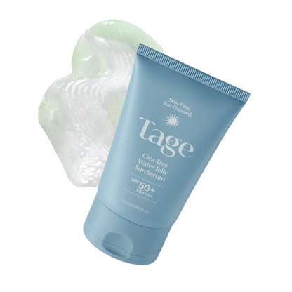 [전소미 선크림] Tage Cica-Tree Water Jelly Sun Serum SPF50+ PA++++ 50 ml / 1.69 fl. oz. 테이지 시카트리 워터젤리 선세럼 SPF50+ PA++++ 50 ml / 1.69 fl. oz.