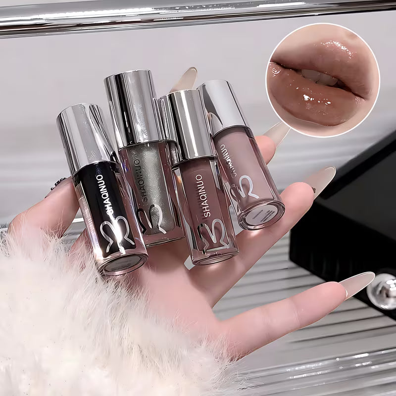 SHAQINUO Smoky Mirror Lip Glaze 5 Color 샤키누오 스모키 미러 립글레이즈 립글로스 5가지 색