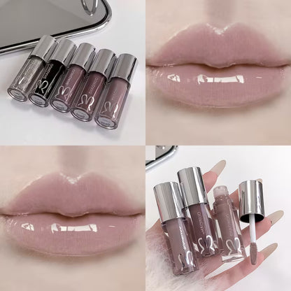 SHAQINUO Smoky Mirror Lip Glaze 5 Color 샤키누오 스모키 미러 립글레이즈 립글로스 5가지 색