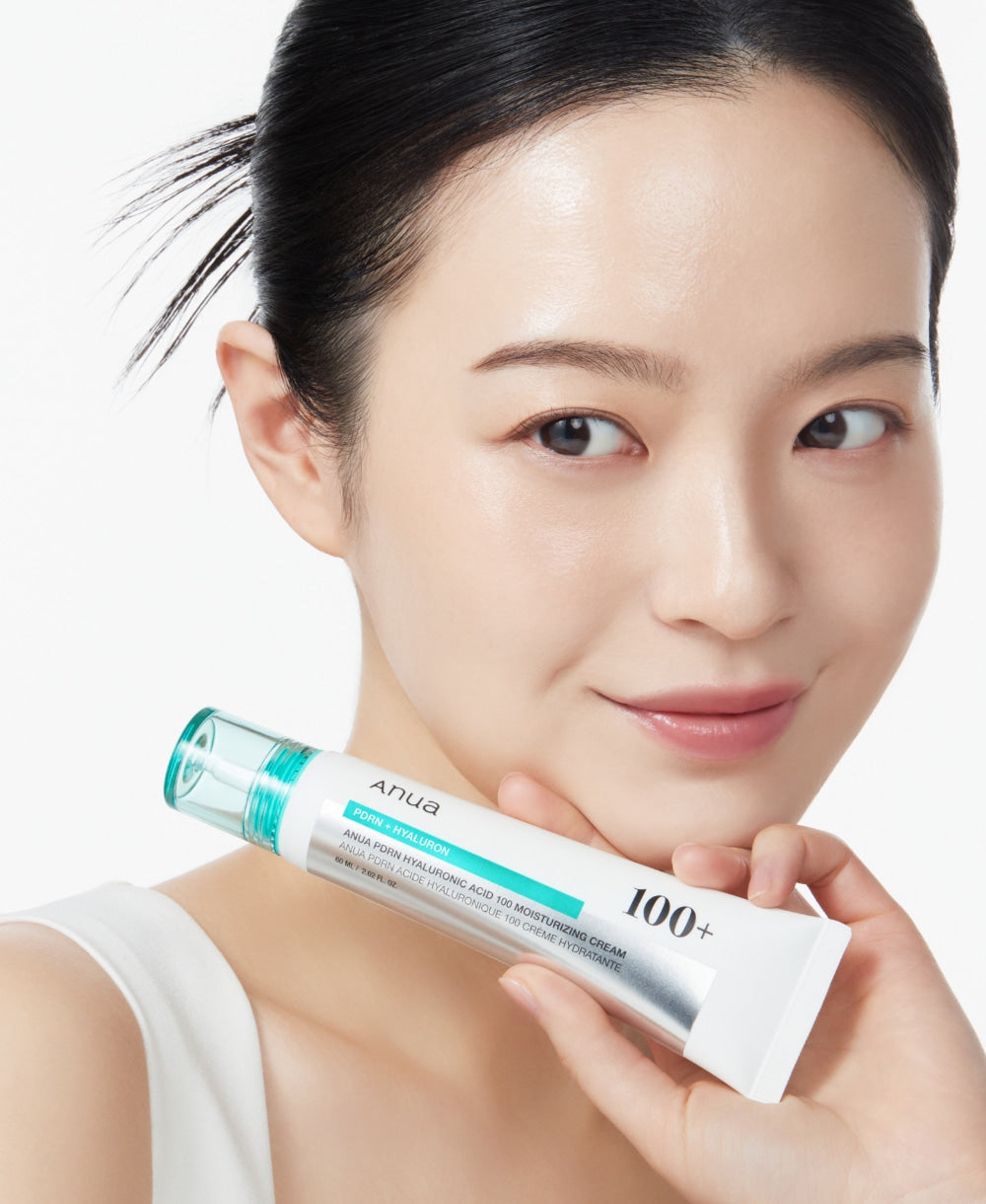 ANUA PDRN Hyaluronic Acid 100 Moisturizing Cream 60ml / 2.02 fl. oz. 아누아 PDRN 히알루론산 100 수분 크림 60ml / 2.02 fl. oz.