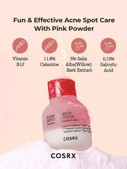 COSRX AC Collection Blemish Spot Drying Lotion 30ml 코스알엑스 AC 컬렉션 블레미쉬 스팟 드라잉 로션(실리콘 면봉 증정 키트) 30ml