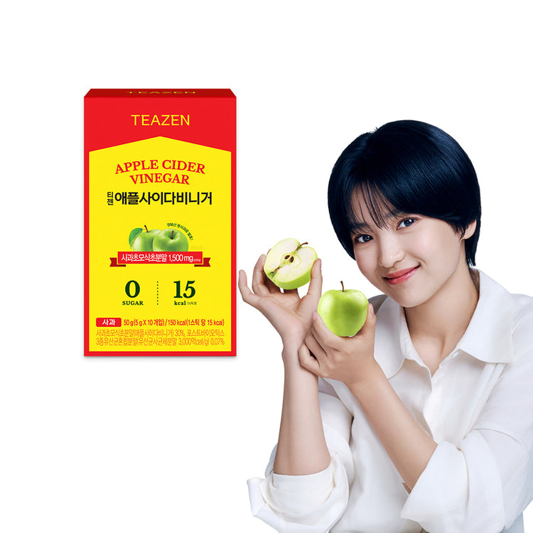 Teazen Apple Cider Vinegar 5g x 10 sticks 티젠 애플 사이다 비니거 풋사과 애사비 5g x 10스틱