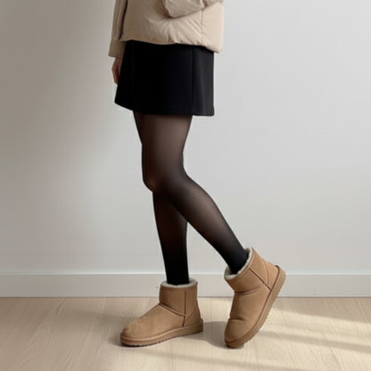 [쿠팡 베스트셀링🔥] Balance & Fit Winter Fleece Illusion Tights 밸런스앤핏 겨울 기모 착시스타킹