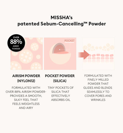 MISSHA Airy Pot Pact (Transparent/Mint/Pink) 미샤 에어리 팟 팩트 (투명/민트/핑크)