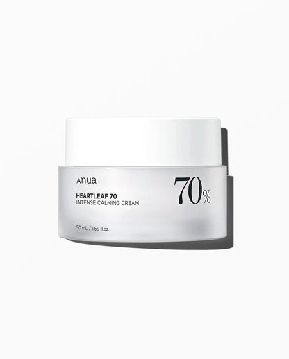 ANUA Heartleaf 70% Intense Calming Cream 50mL 아누아 어성초 70 인텐스 카밍 크림 50mL