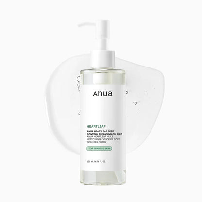 ANUA Heartleaf Pore Cleansing Oil Mild 200ml 아누아 어성초 포어 컨트롤 클렌징오일 마일드 200ml