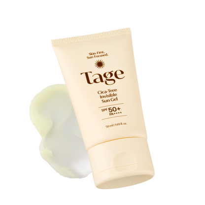 Tage Cica-Tree Invisible Sun Gel SPF50+ PA++++ 50ml / 1.69 fl.oz. 테이지 시카트리 투명 선젤 SPF50+ PA++++ 50ml / 1.69 fl.oz.