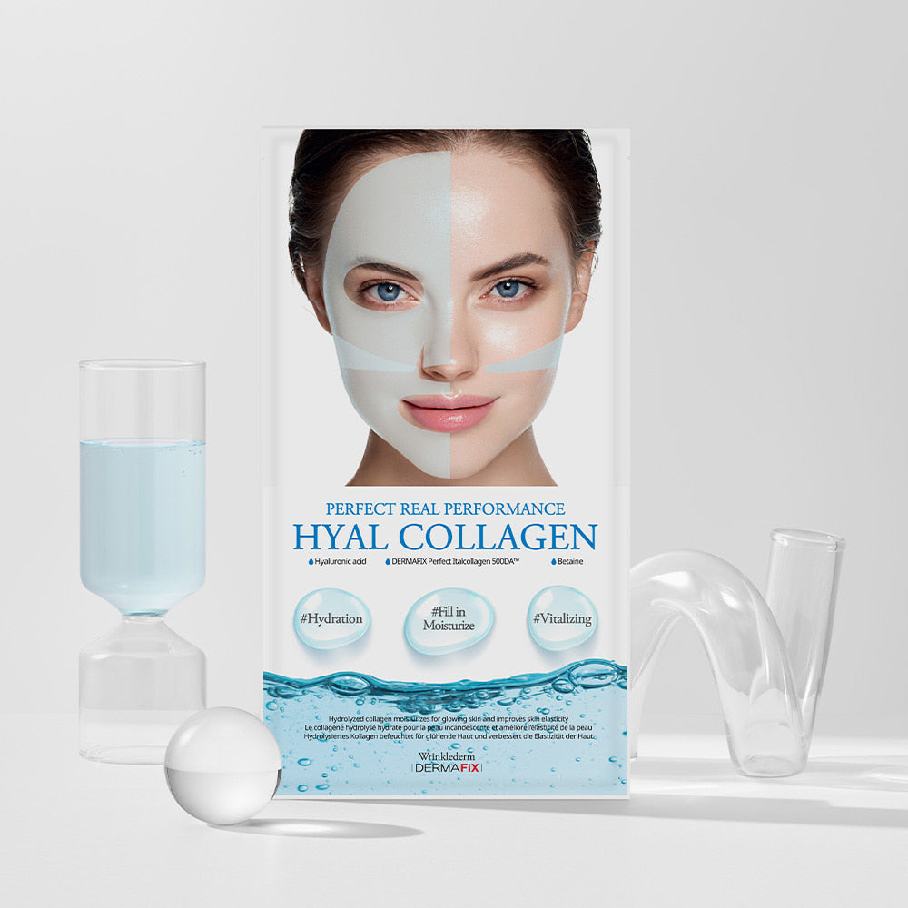DERMAFIX Perfect Real Performance Hyal Collagen Mask 8EA 더마픽스 퍼펙트 리얼 퍼포먼스 히알콜라겐 8매입