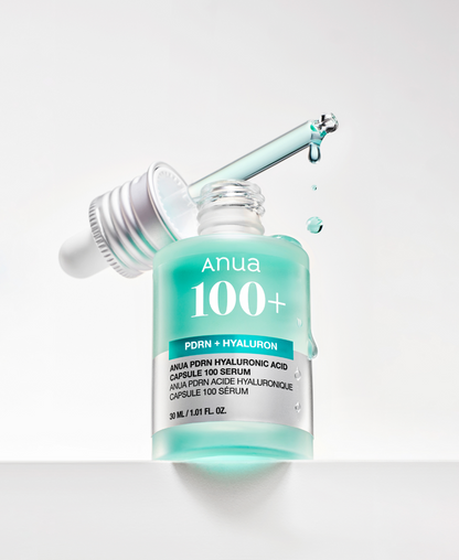 ANUA PDRN Hyaluronic Acid Capsule 100 Serum 30 mL / 1.01 fl. oz. 아누아 PDRN 히알루론산 캡슐 100 세럼 30ml / 1.01 fl. oz.