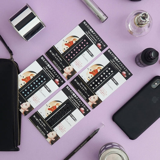 WASABINEKO X BITOKEN Ear Jewelry Point Sticker Ear Acupressure Patch Crystal  3.0mm 20pcs  와사비네코 미인츠보 쥬얼리 귀지압패치 크리스탈 3.0mm 20pcs