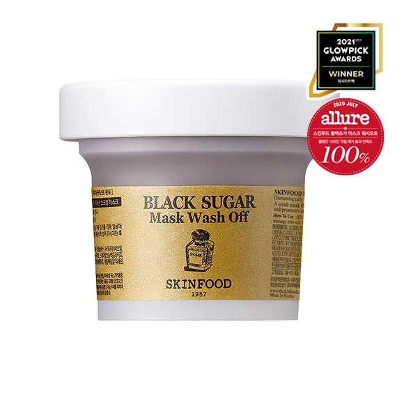 SKINFOOD Black Sugar Mask Wash Off 120g 스킨푸드 블랙슈가 마스크 워시오프 120g