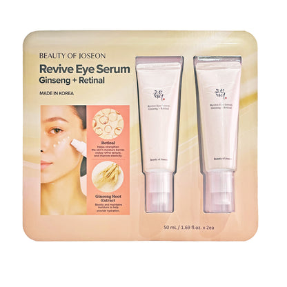 Beauty of Joseon Revive Eye Serum: Ginseng + Retinal 50ml / 1.69 fl.oz. x 2ea 조선미녀 인삼아이크림 : 인삼 + 레티날 50ml / 1.69 fl.oz. x 2개입