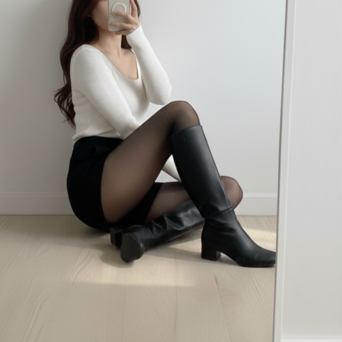 [쿠팡 베스트셀링🔥] Balance & Fit Winter Fleece Illusion Tights 밸런스앤핏 겨울 기모 착시스타킹