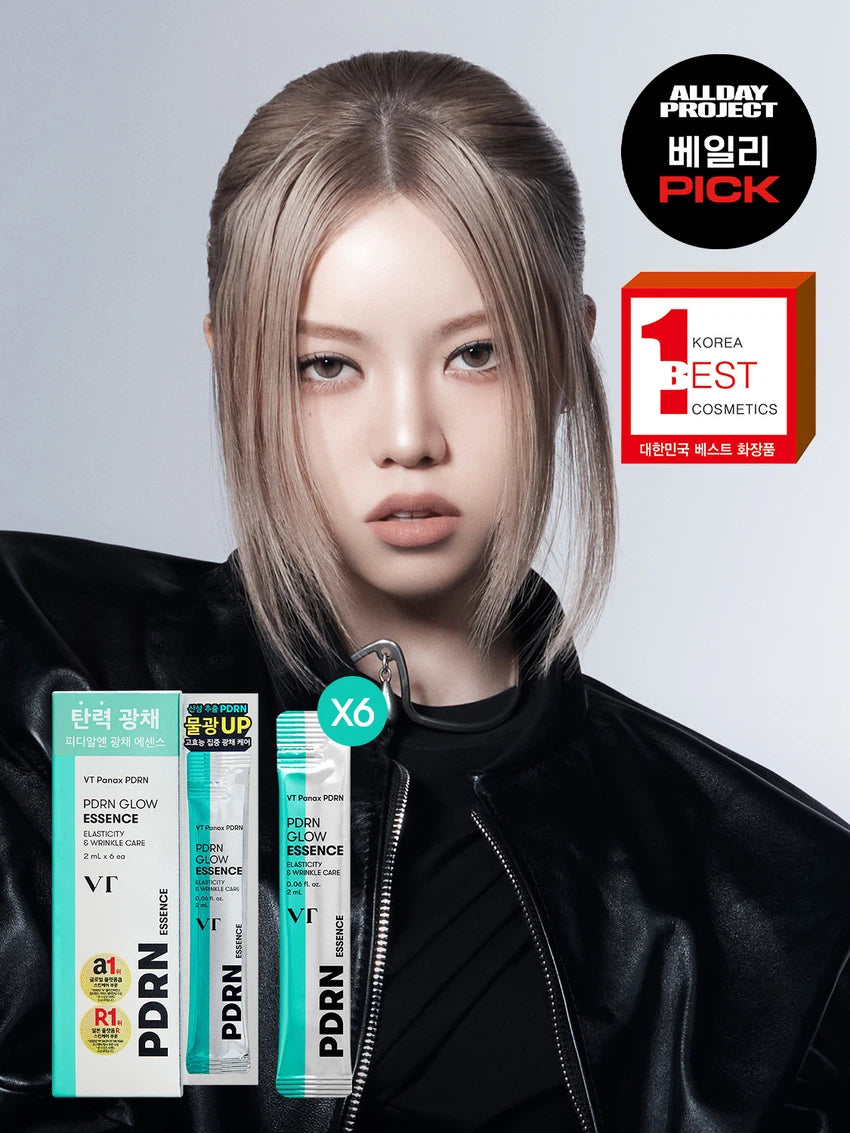 [탄력광채] VT COSMETICS PDRN Glow Essence 2ml x 6ea VT PDRN 광채 에센스 2ml 6개입
